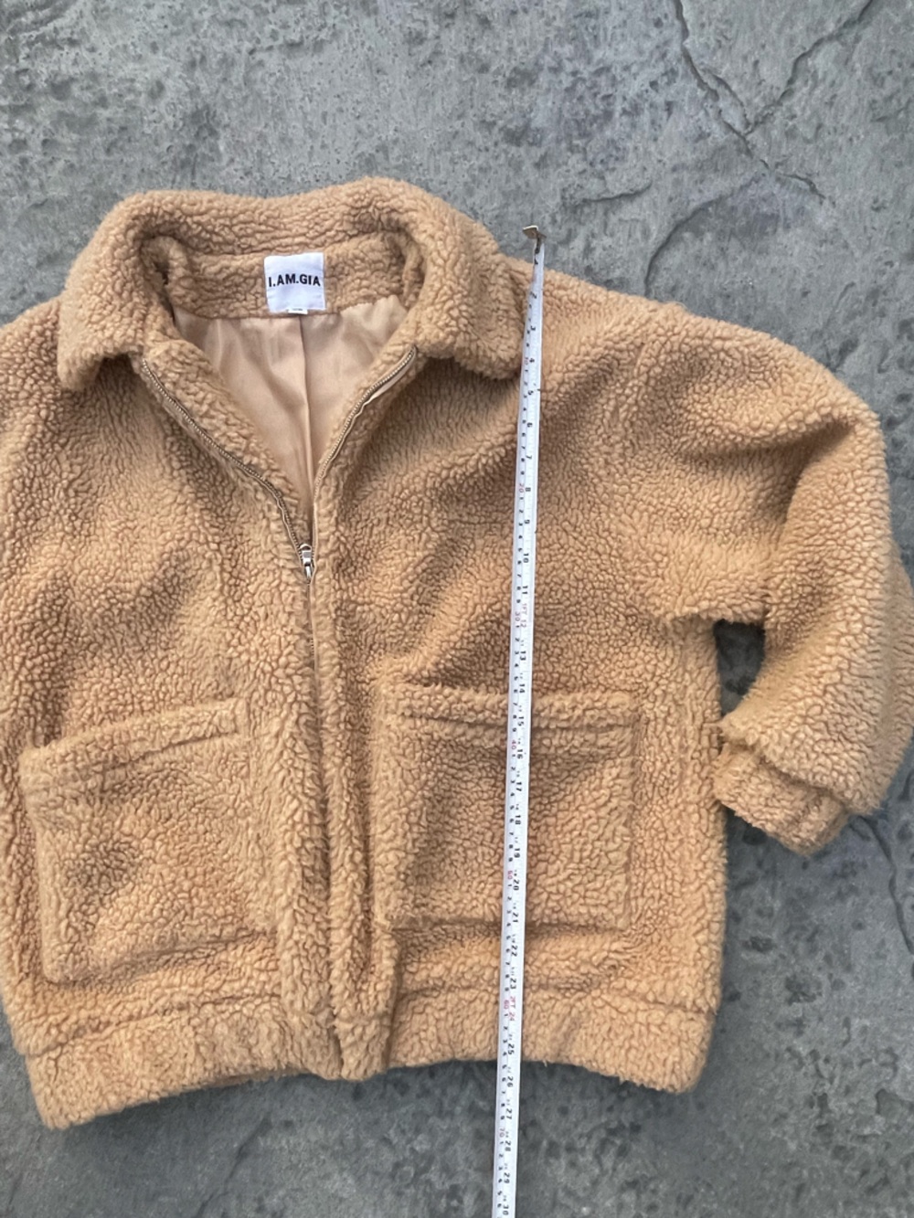 I.AM.GIA Teddy Sherpa Jacket in Camel - Picture 4 of 8